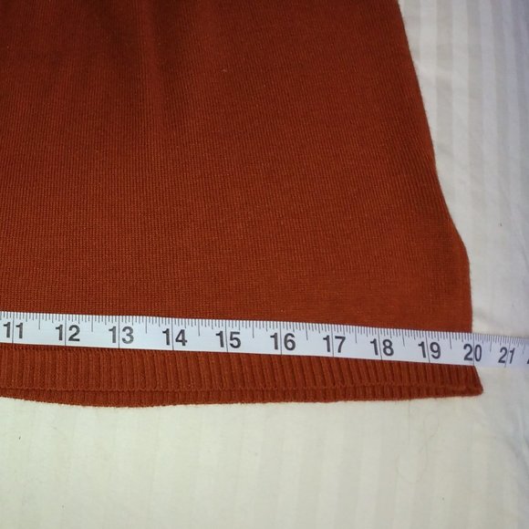 Spring + Mercer knit turtleneck pullover sweater dress. Size M - Picture 7 of 13